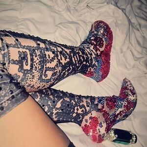 Custom sneaker/heels in any size